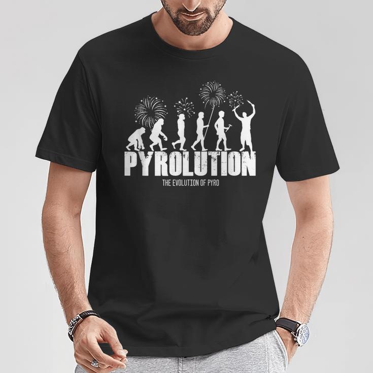 パイロリューション パイロ 花火 花火師 Tシャツ 面白い贈り物