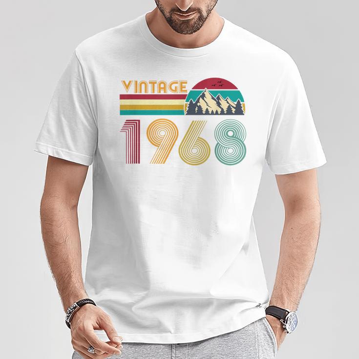 58歳の誕生日プレゼント 58歳 男性 女性 レトロ ヴィンテージ 1968 Tシャツ 面白い贈り物