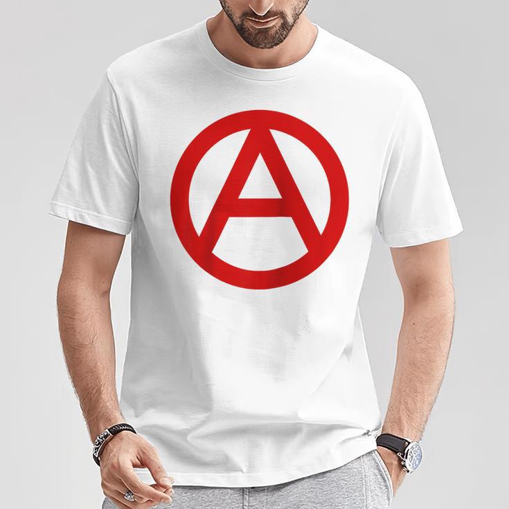 Anarquía Anarquismo Anarquistasímbolo Manga Raglan Camiseta unisex Regalos divertidos