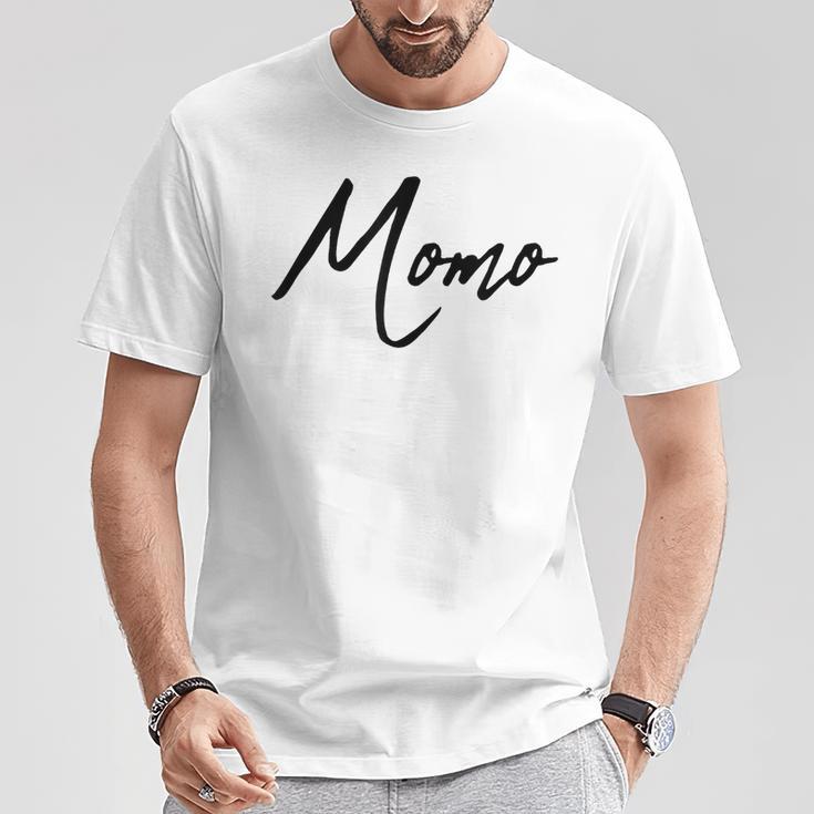 Beautiful Handwritten Font Momo Calligraphy Tシャツ 面白い贈り物