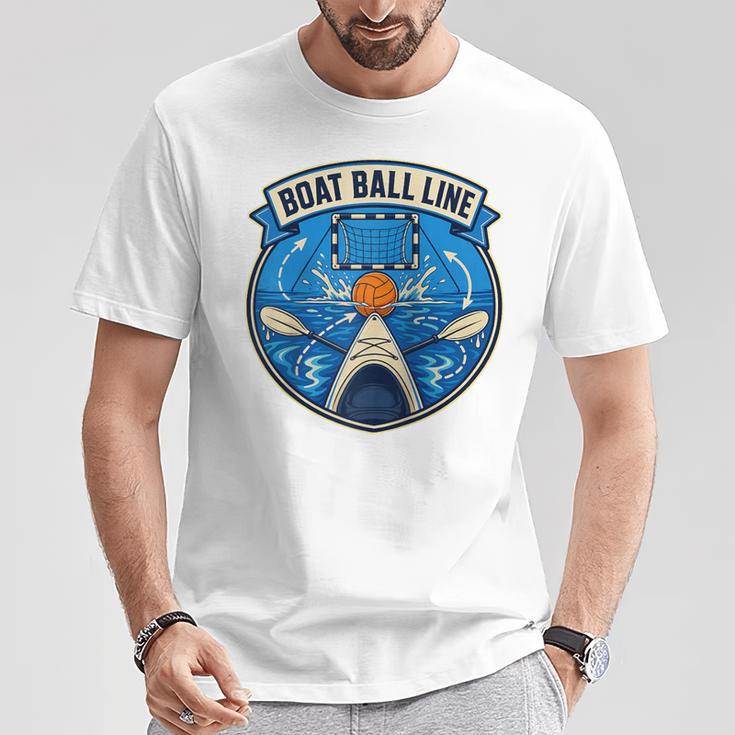 Boat Ball LINE Kayak Polo Canoe Team Raglan Baseball Tee T-Shirt Unique Gifts