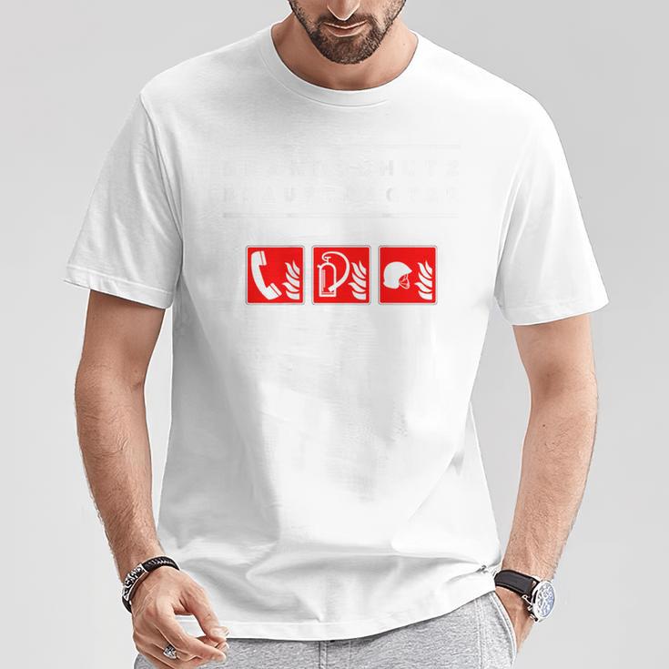 Brandschutztraining Brandschutzbeamter T-Shirt Lustige Geschenke