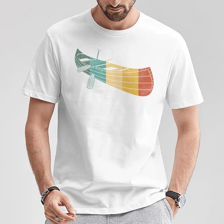 Canoe Canoeing Retro Vintage T-Shirt Unique Gifts