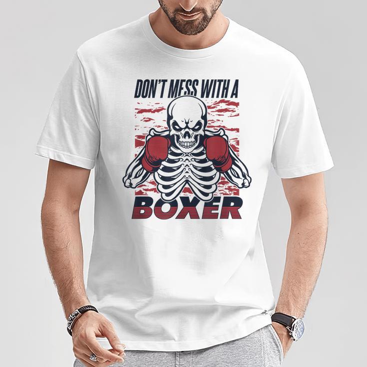 Don't Mess With A Boxer Kickboxer Fan Muay Thai Boxing T-Shirt Unique Gifts Don't Mess With A Boxer Kickboxer Fan Muay Thai Boxing T-Shirt Unique Gifts