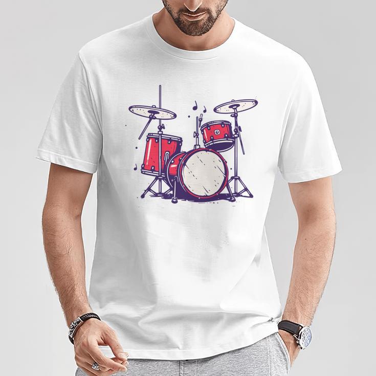 Drum Kit Electronic Drums Sweatshirt T-Shirt Unique Gifts