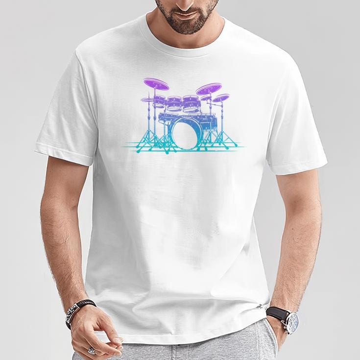 Drum Kit Set Drummer Pullover T-Shirt Unique Gifts Drum Kit Set Drummer Pullover T-Shirt Unique Gifts