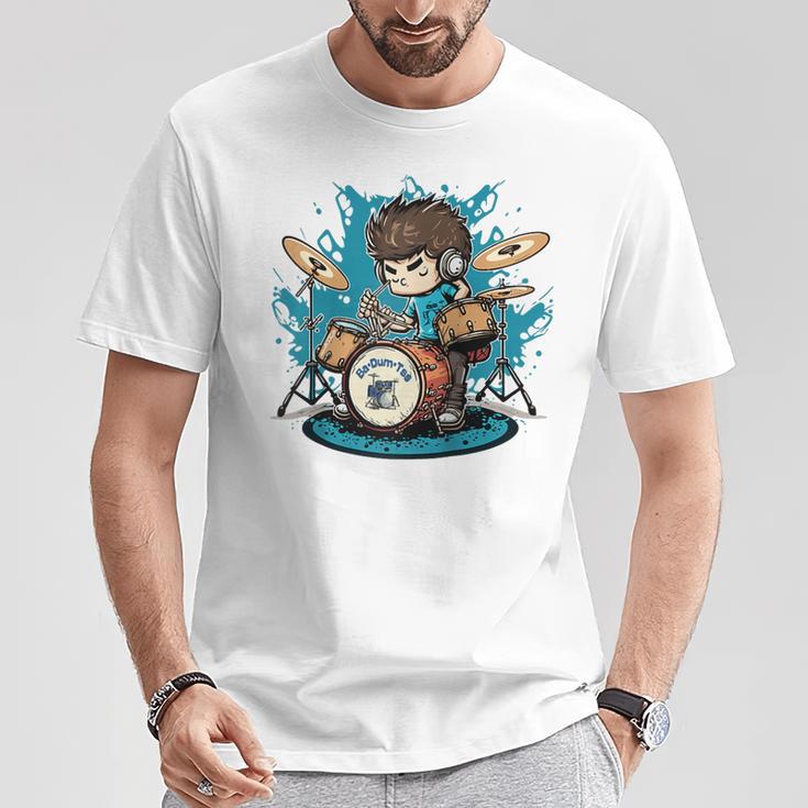 Drum Set Drumming Drummers Drum Kits Music Raglan Baseball Tee T-Shirt Unique Gifts Drum Set Drumming Drummers Drum Kits Music Raglan Baseball Tee T-Shirt Unique Gifts