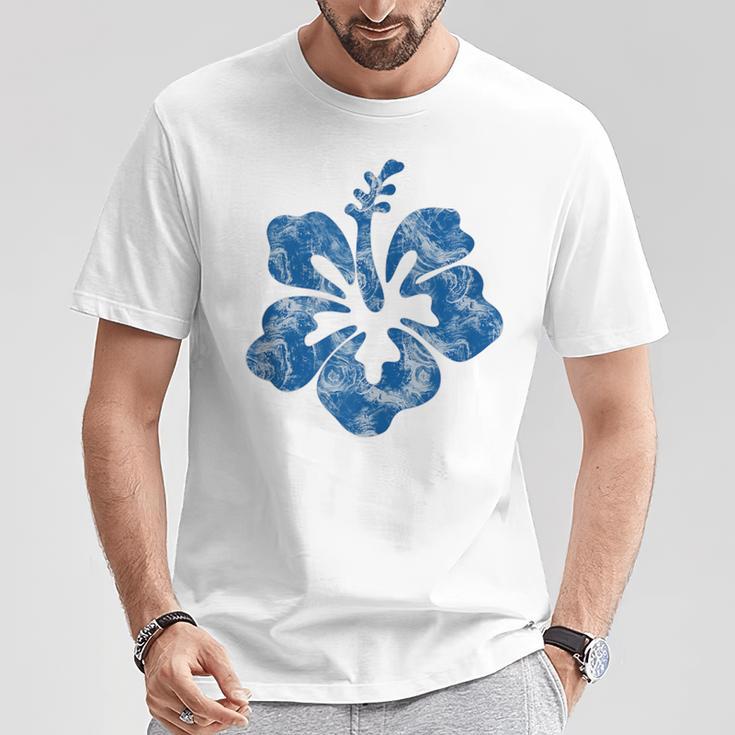 Flor De Hibisco Gráfico Floral In Mangas Camiseta unisex Regalos divertidos