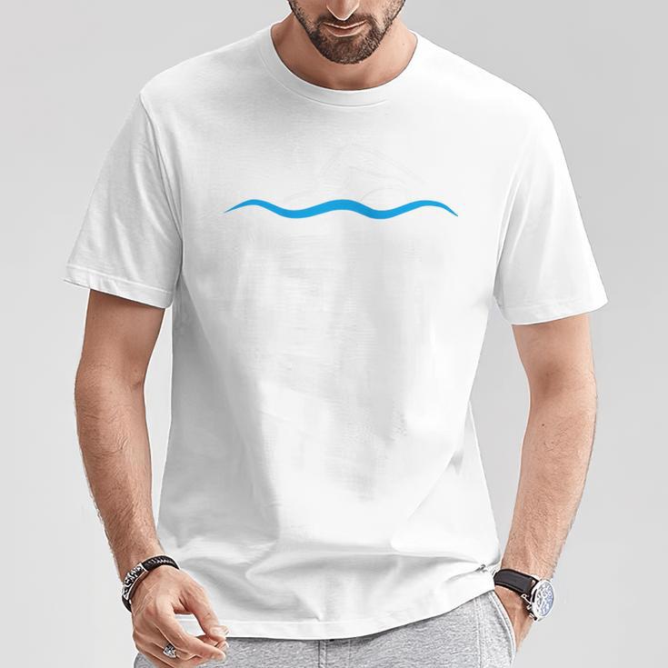 Freestyle Swimming Raglan Baseball Tee T-Shirt Unique Gifts