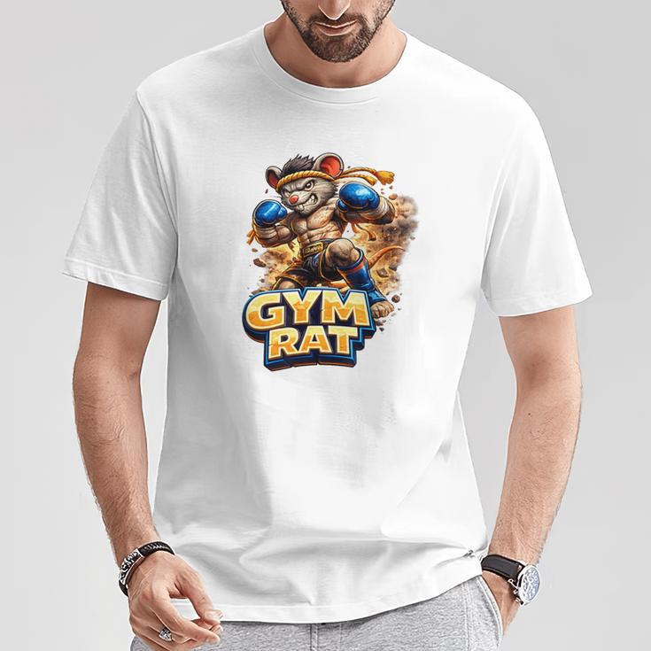 Gym Rat Kickboxing Nak Muay Thai Boxing Fighter T-Shirt Unique Gifts Gym Rat Kickboxing Nak Muay Thai Boxing Fighter T-Shirt Unique Gifts