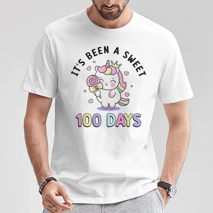 It's Been Aweet 100 Days Ofchool コスチューム ガールズ ユニコーン Tシャツ 面白い贈り物