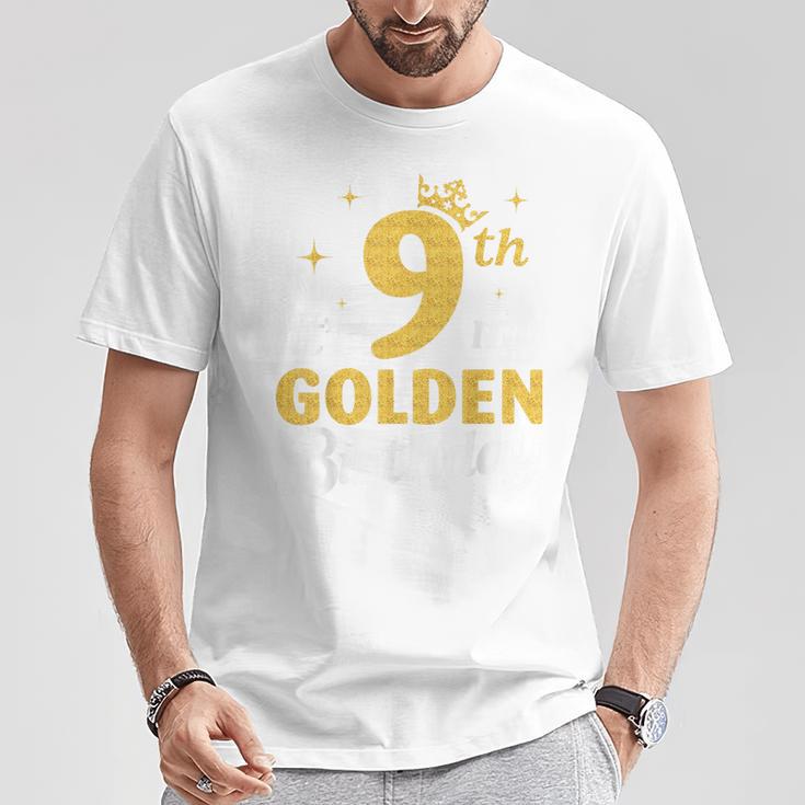 It's My 9Th Golden Birthday Happy 9歳から男の子、女の子へ Tシャツ 面白い贈り物