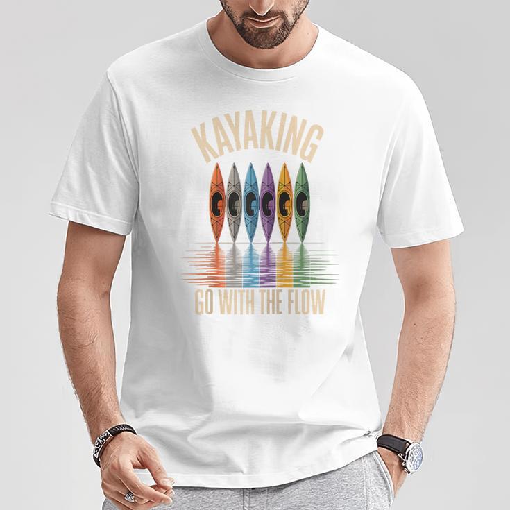Kayak And Canoe Lake Fun Raglan Baseball Tee T-Shirt Unique Gifts