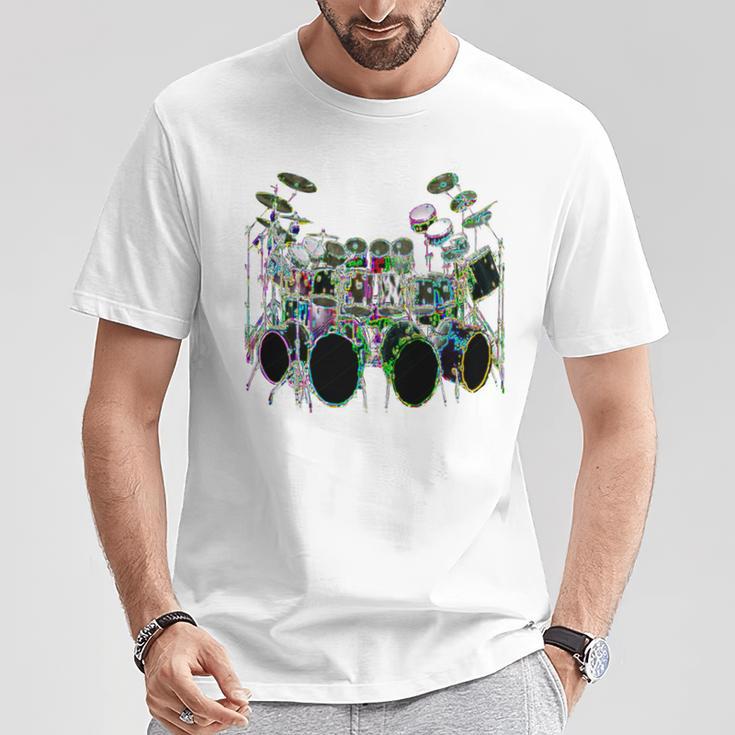 Large Drum Kit With Many Drums T-Shirt Unique Gifts Large Drum Kit With Many Drums T-Shirt Unique Gifts