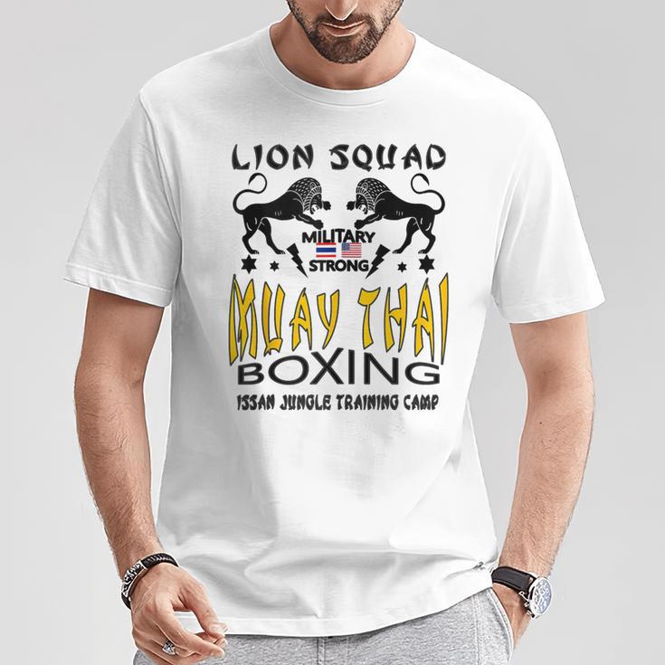 LION SQUAD THAILAND KICKBOXING MUAY THAI MMA TRAINING T-Shirt Unique Gifts LION SQUAD THAILAND KICKBOXING MUAY THAI MMA TRAINING T-Shirt Unique Gifts