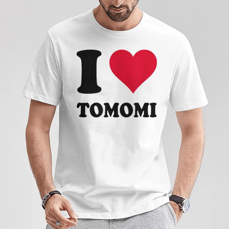I Love Tomomi Tシャツ 面白い贈り物