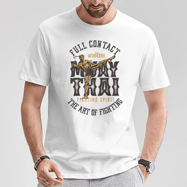 Muay Thai Fighter MMA Full Contact Retro Kickboxing T-Shirt Unique Gifts Muay Thai Fighter MMA Full Contact Retro Kickboxing T-Shirt Unique Gifts