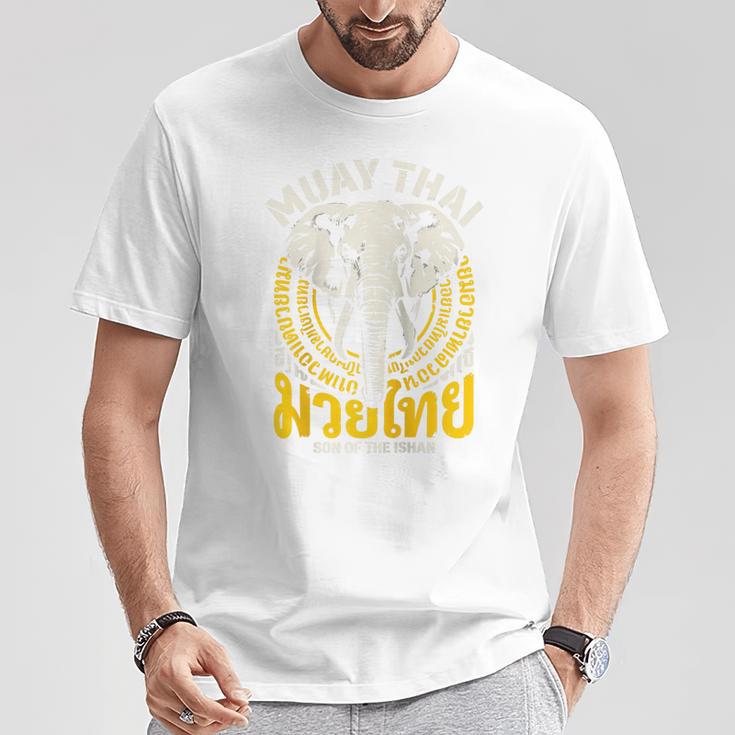 Muay Thai Thailand Fighter Martial Arts Son Of The Ishan Tee Raglan Baseball Tee T-Shirt Unique Gifts