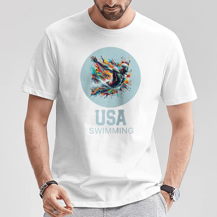 SWIMMING SPORT COMPETITIVE SWIM Raglan Baseball Tee T-Shirt Unique Gifts SWIMMING SPORT COMPETITIVE SWIM Raglan Baseball Tee T-Shirt Unique Gifts
