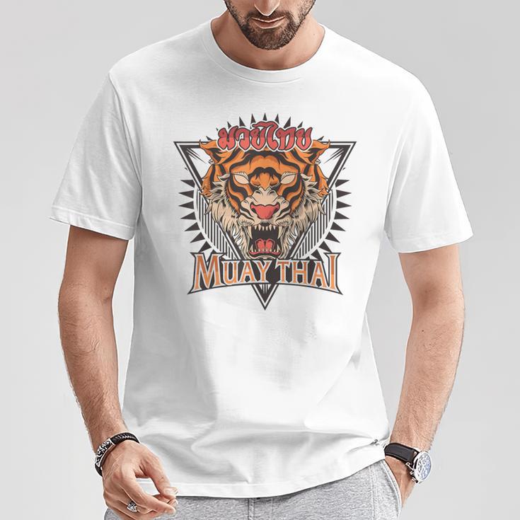 Tigar Muay Thai MMA Vintage Kickboxing Training T-Shirt Unique Gifts