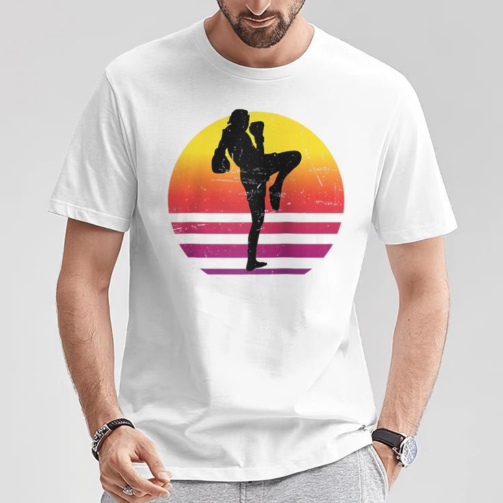 Women's Thai Boxer Thai Boxing Muay Thai Raglan Baseball Tee T-Shirt Unique Gifts