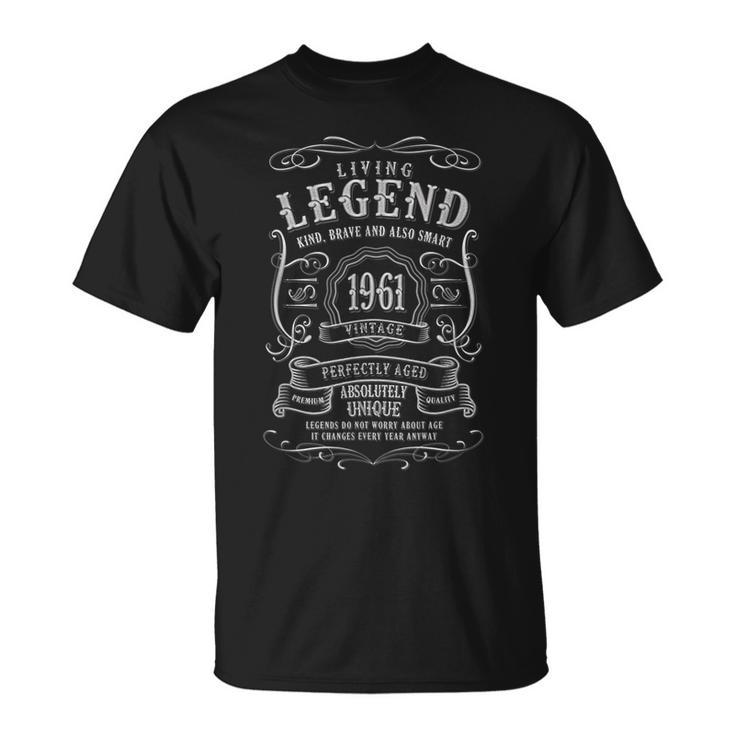 60Th Birthday Kind Brave And Alsomartintage 1961 Tシャツ