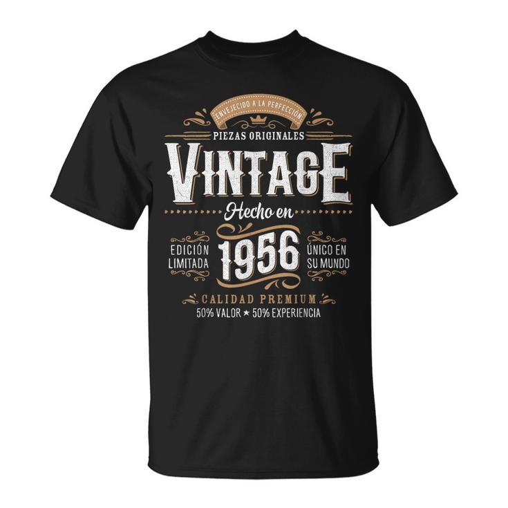 70º Cumpleaños Regalo 70 Años Hombre Intage 1956 Camiseta unisex