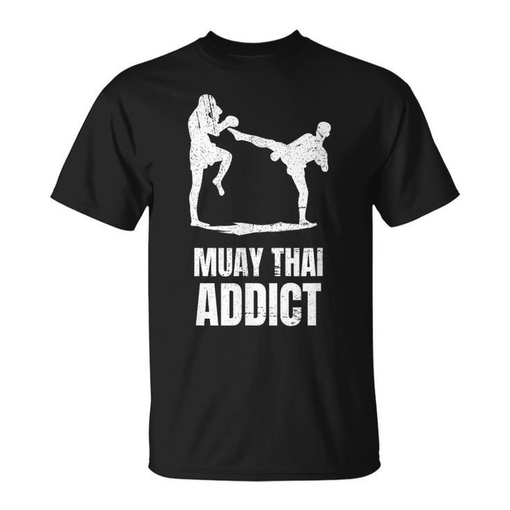 Addicted To Muay Thai Graphic Shirt T-Shirt