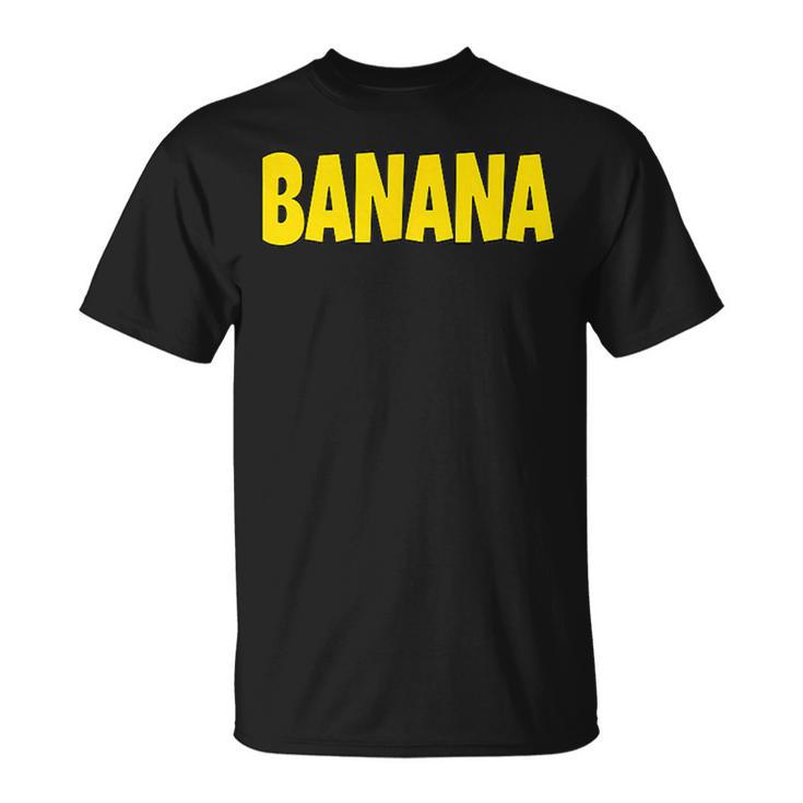 Banana The Word Banana On A コスチューム Tシャツ