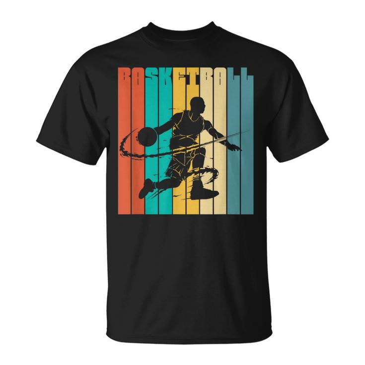 Basketball Basket Retro -Intage Basketball Camiseta unisex