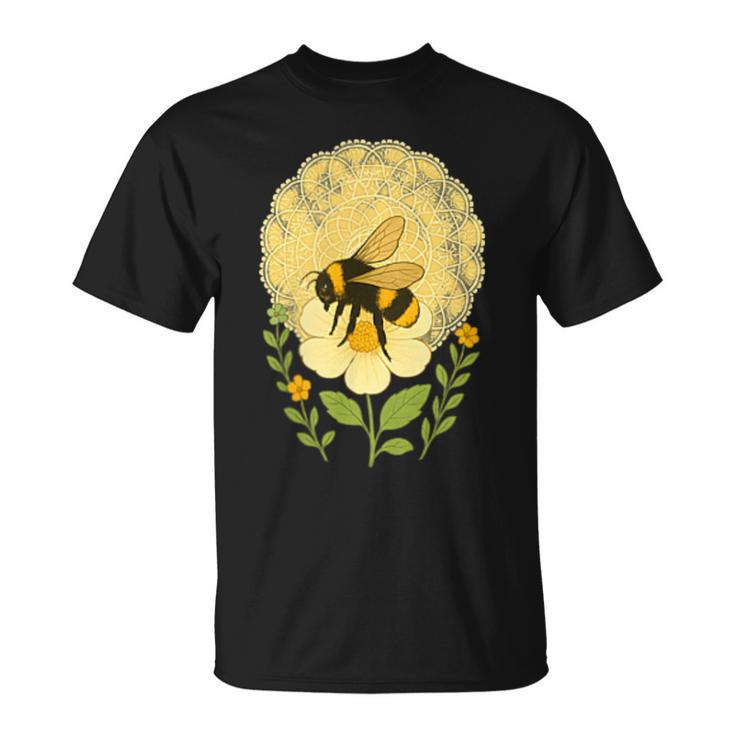 Bourdon Nature Et Napperons T-Shirt