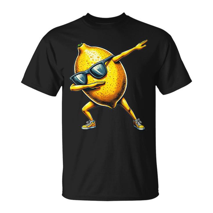 Citron Amusant Avec Un Motif T-Shirt