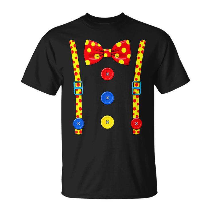 Clown Costume Halloween Circus Clown Matching Kids T-Shirt