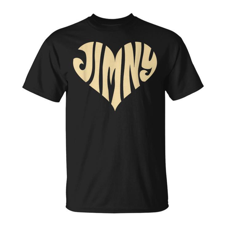 Cœur D'amour Rétrointage Pour Jimny Ivoire T-Shirt