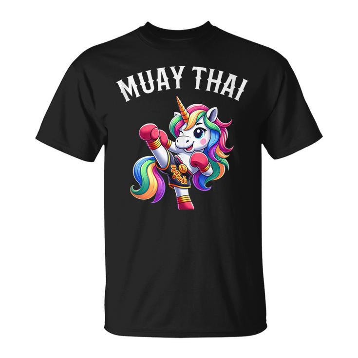 Cute Muay Thai Unicorn T-Shirt, trending gift