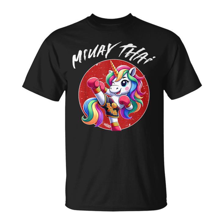 Cute Thai Boxing And Muay Thai Unicorn T-Shirt