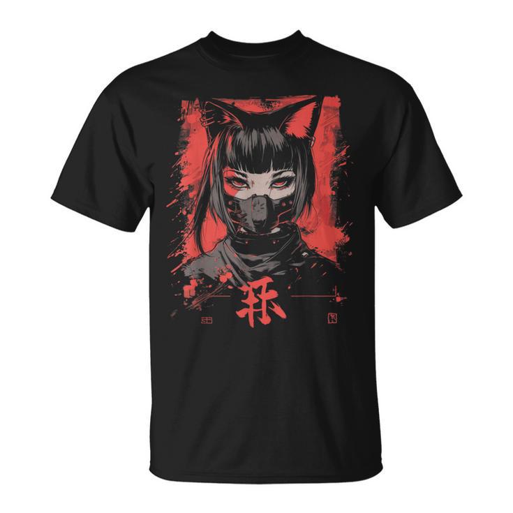 Cyberpunk Japanese Harajuku Camiseta unisex