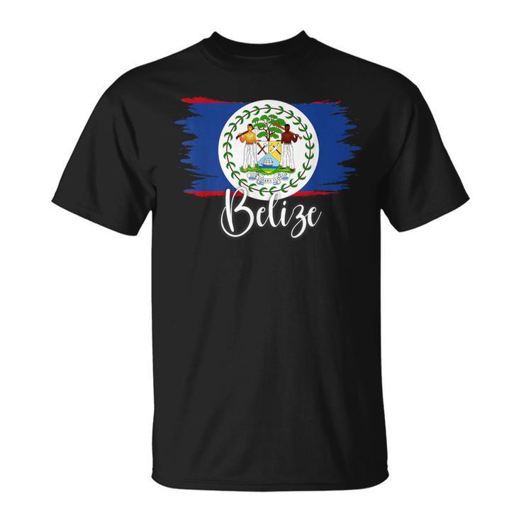 Drapeau Du Belize Belize Belize Pour Homme T-Shirt