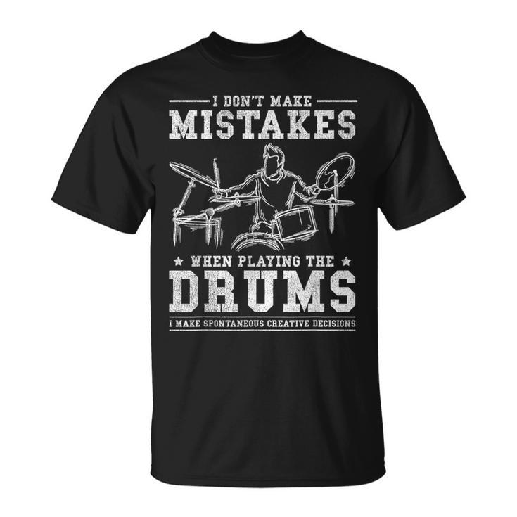 Drummer Music Drum Kit T-Shirt