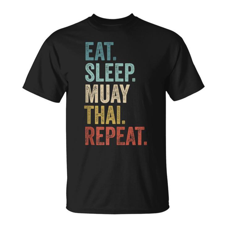 Eat Sleep Muay Thai Repeat Thai Boxing T-Shirt, trending gift