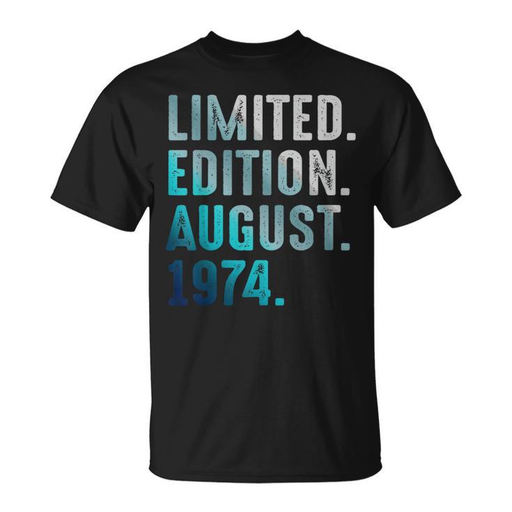 Édition Limitée Août 1974 Retrointage 1974 T-Shirt