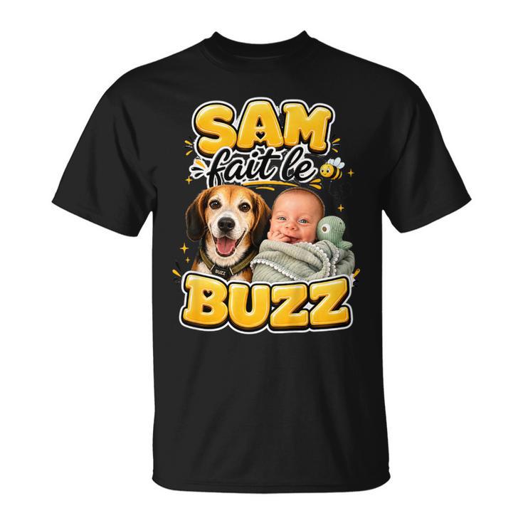 Enfantam Fait Le Buzz Avecon Beagle Et Dinosaure T-Shirt
