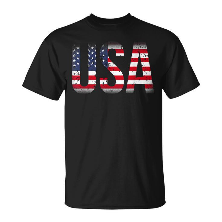 Estados Unidos Estados Unidos De América American Holiday 4 De Julio Camiseta unisex