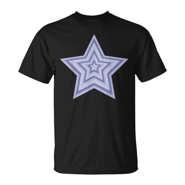 Estrella Estética Lila Camiseta unisex
