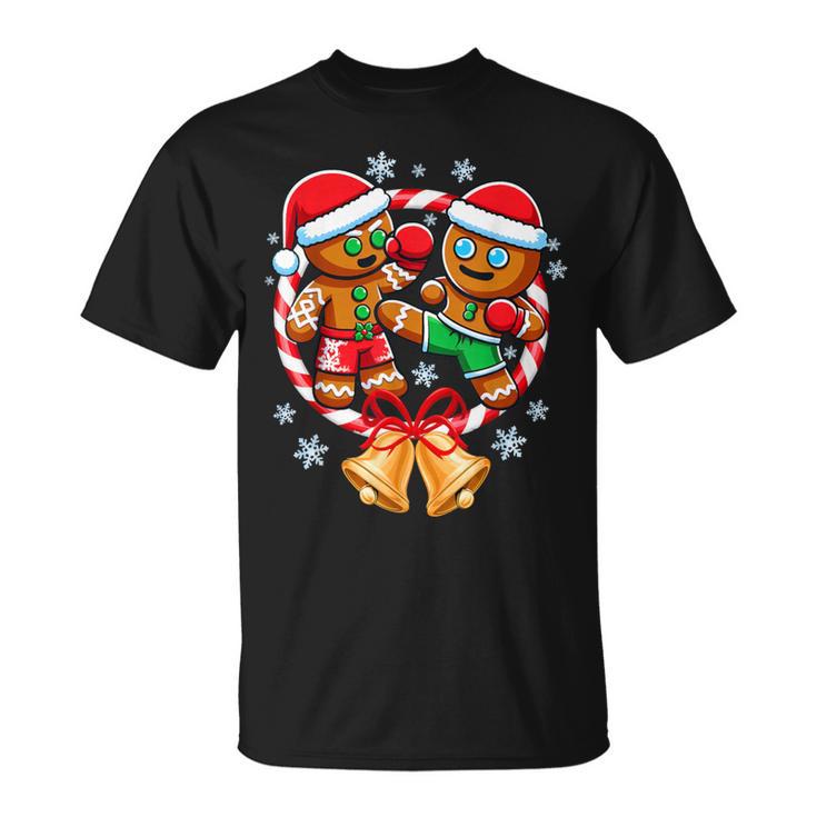 Gingerbread Cookies Christmas Fighting Muay Thai T-Shirt