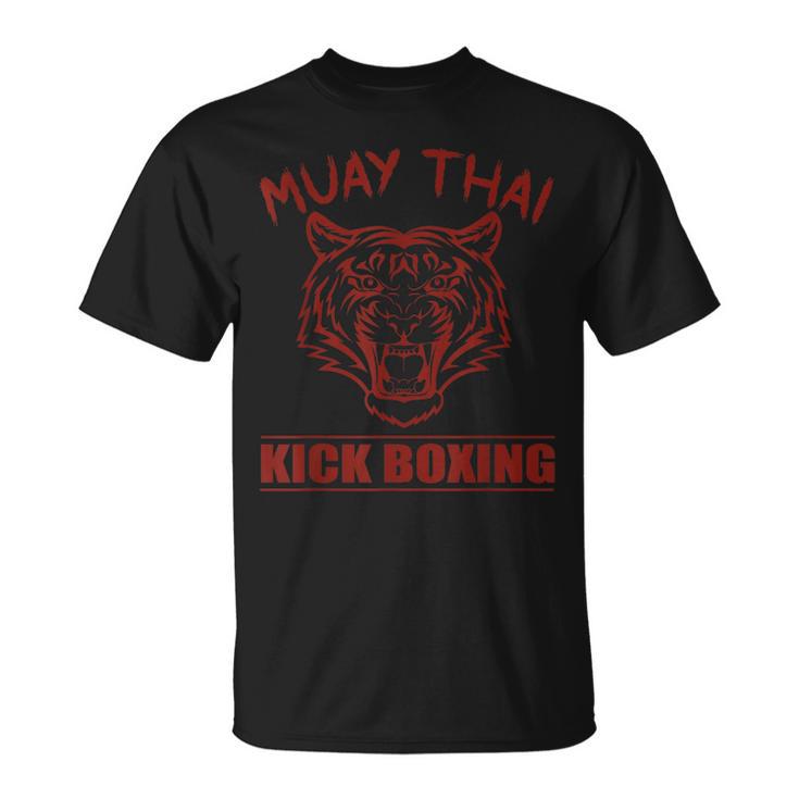 Great Muay Thai Tiger Kickboxing Martial Artist T-Shirt