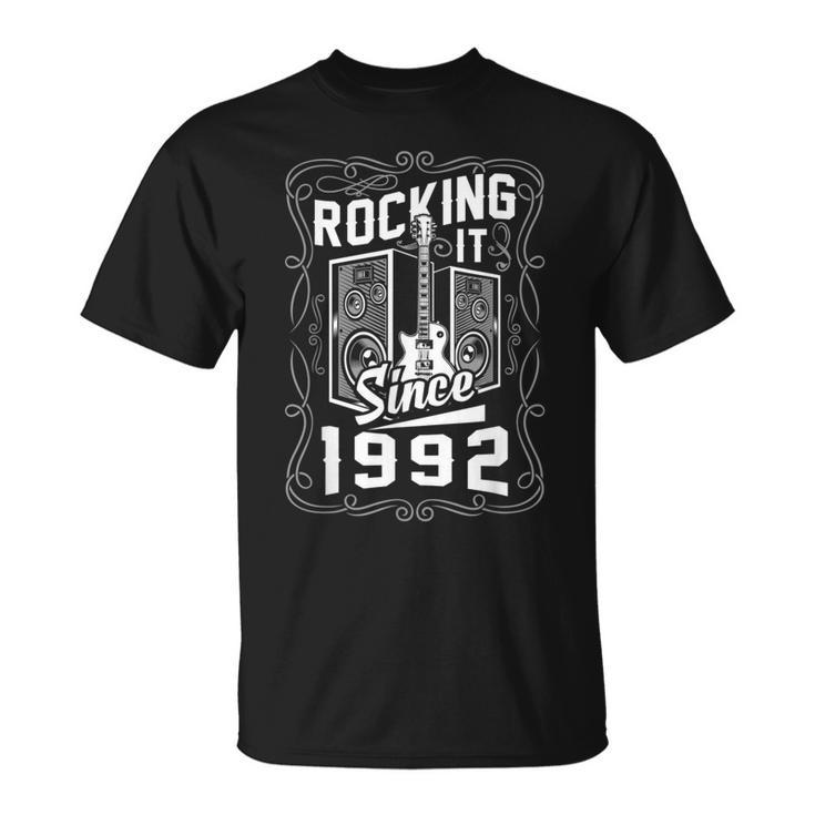 Hombre Guitarras Eléctricas Música Rock Guitarristas Nacidos 1992 Camiseta unisex