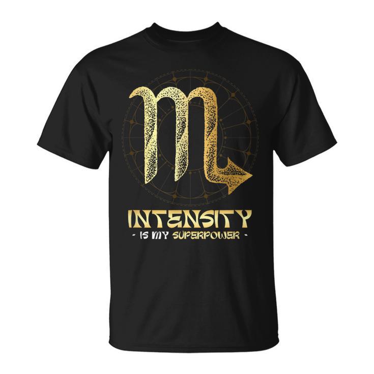 Horóscopo Del Zodiaco Escorpioigno Del Zodiaco Escorpio Camiseta unisex