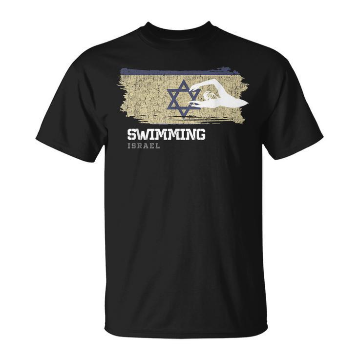 Israel Swimming Swimmer Water Sports Swimming T-Shirt