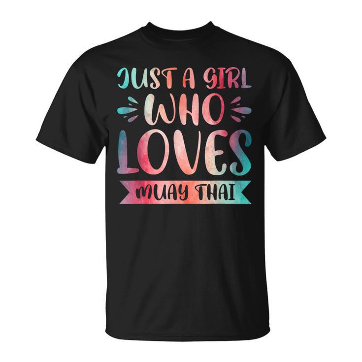 Just a Girl Who Loves Muay Thai T-Shirt